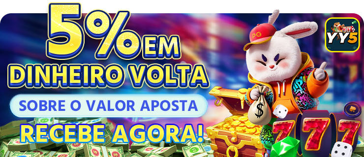 OS JOGOS SLOTS GANHE 5% DE BONUS DE APOSTAS
